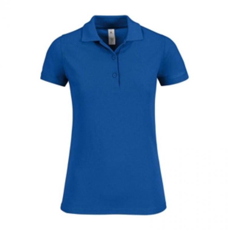 Tricou Polo mânecă scurtă pentru femei SAFRAN TIMELESS Albastru L