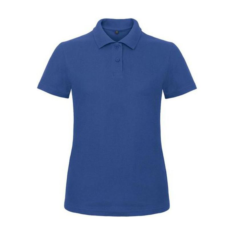 Tricou Polo mânecă scurtă femei ID.001 Albastru 3XL