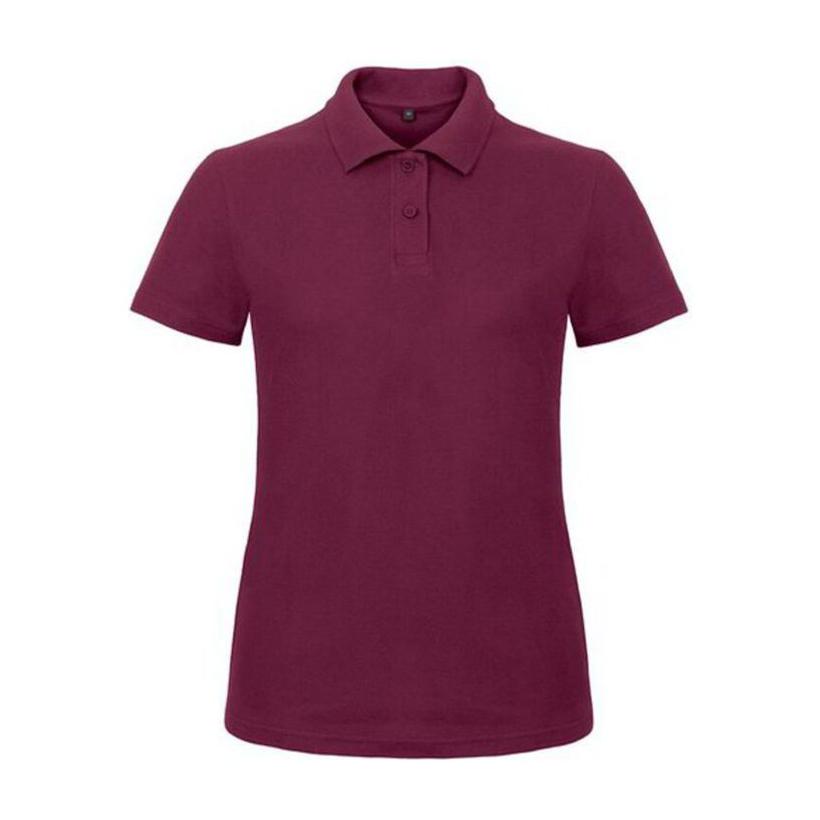 Tricou Polo mânecă scurtă femei ID.001 Bordeaux 3XL