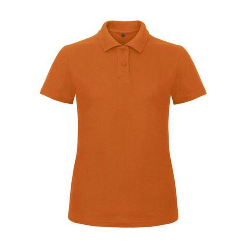 Tricou Polo mânecă scurtă femei ID.001 Portocaliu XS