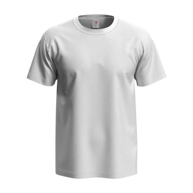 Tricou mânecă scurtă pentru bărbați COMFORT-T 185 alb L