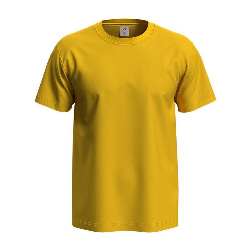 Tricou mânecă scurtă pentru bărbați COMFORT-T 185 Galben 3XL