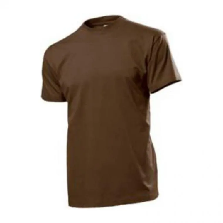 Tricou mânecă scurtă pentru bărbați COMFORT-T 185 Maro XXL