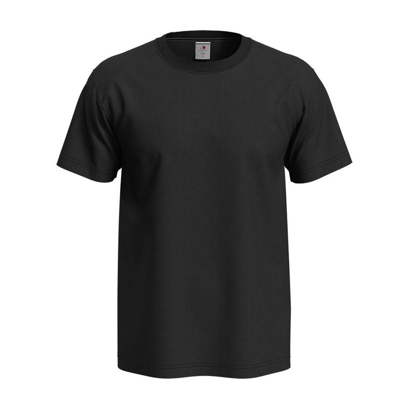 Tricou mânecă scurtă pentru bărbați COMFORT-T 185 Negru 5XL