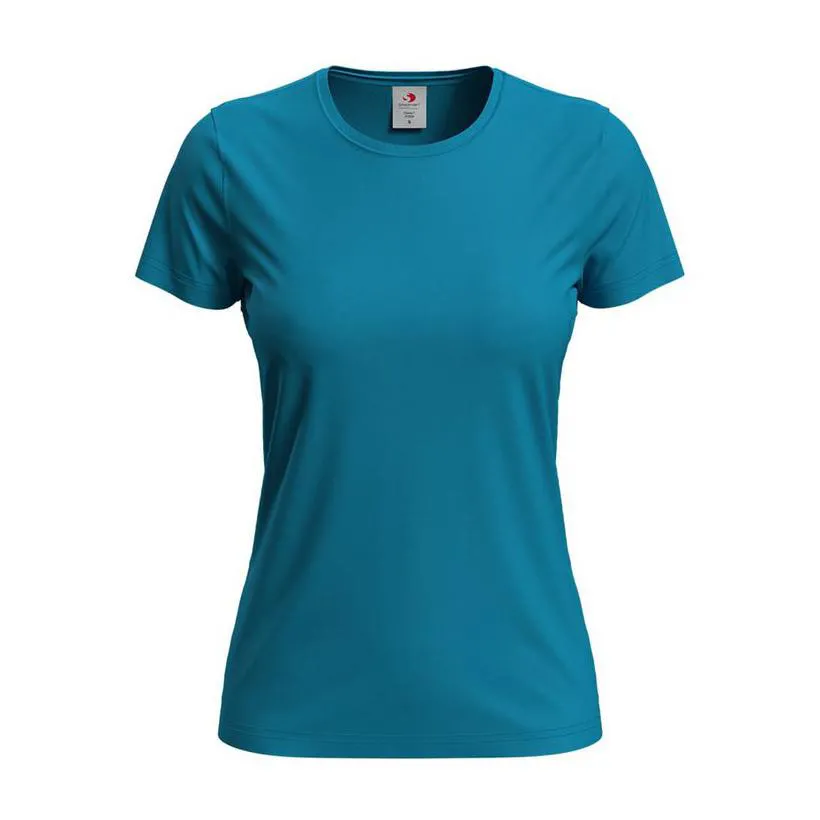 Tricou mânecă scurtă pentru femei Stedman CLASSIC-T FITTED Albastru M