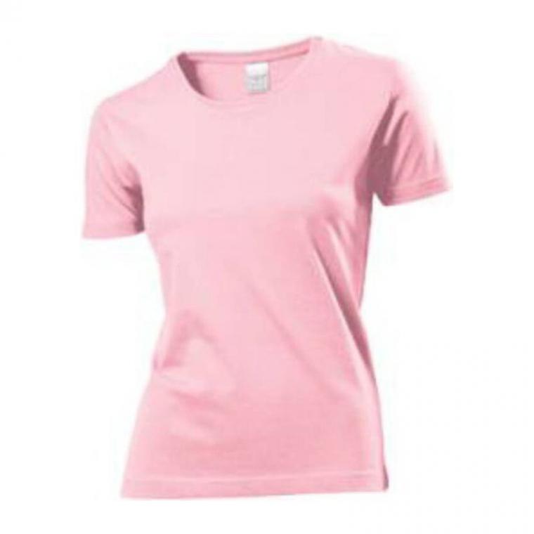 Tricou mânecă scurtă pentru femei Stedman CLASSIC-T FITTED Roz XXL