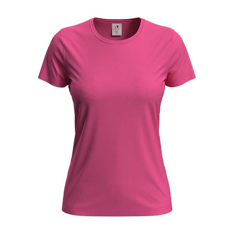 Tricou mânecă scurtă pentru femei Stedman CLASSIC-T FITTED Roz XS