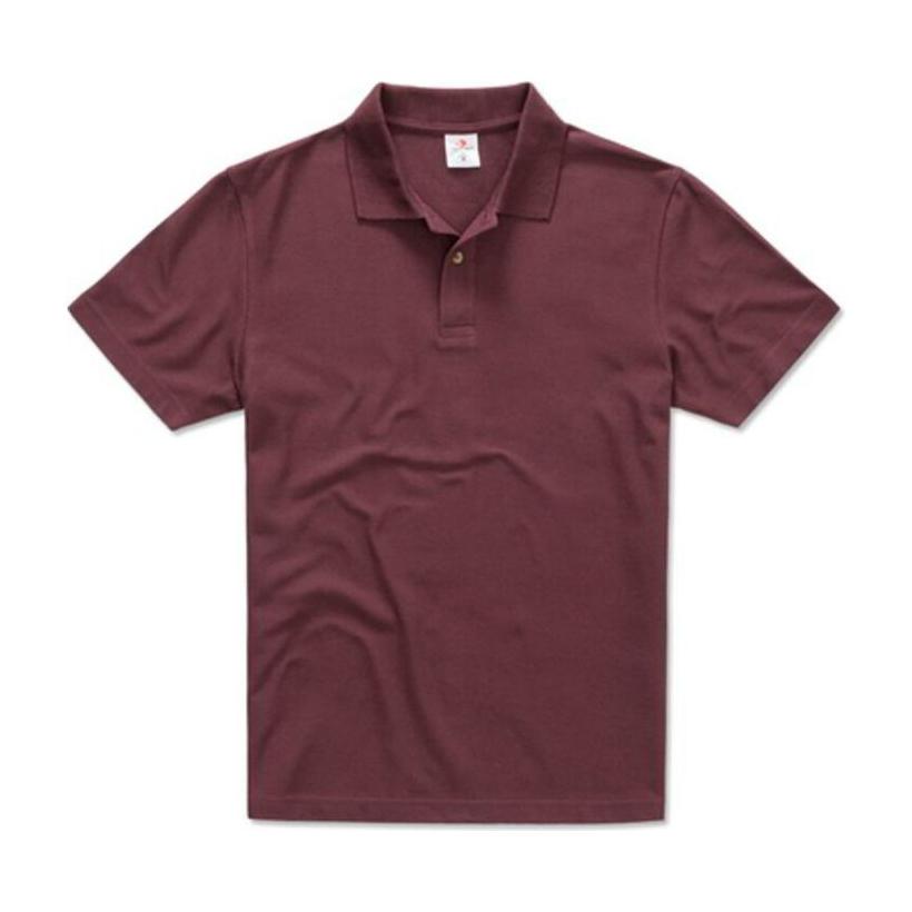 Tricou Polo mânecă scurtă pentru bărbați Basic  Bordeaux L