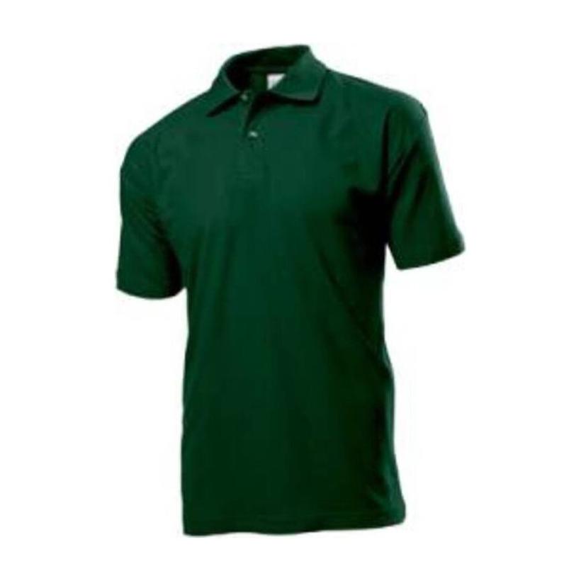 Tricou Polo mânecă scurtă pentru bărbați Basic  Verde S