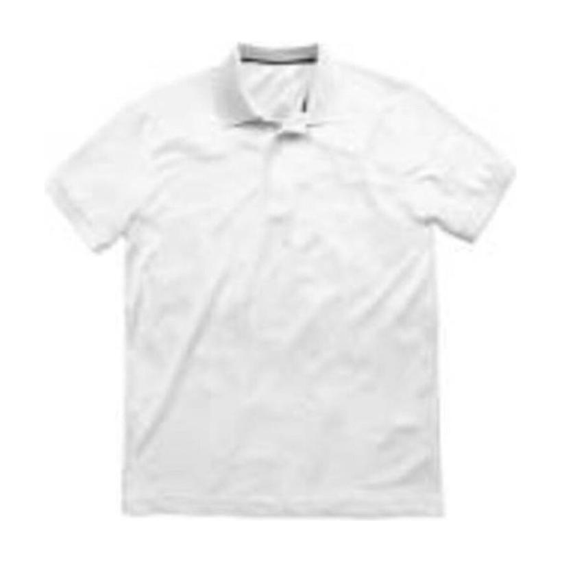 Tricou Pique Polo pentru bărbați ST8050 alb XL