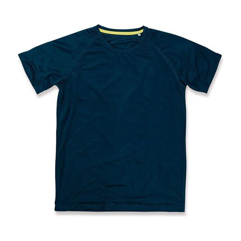 Tricou mânecă scurtă pentru bărbați Active 140 Raglan Albastru L