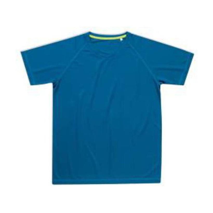 Tricou mânecă scurtă pentru bărbați Active 140 Raglan Albastru XXL
