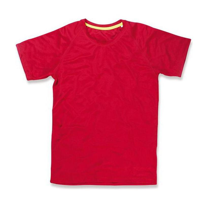 Tricou mânecă scurtă pentru bărbați Active 140 Raglan Rosu XL