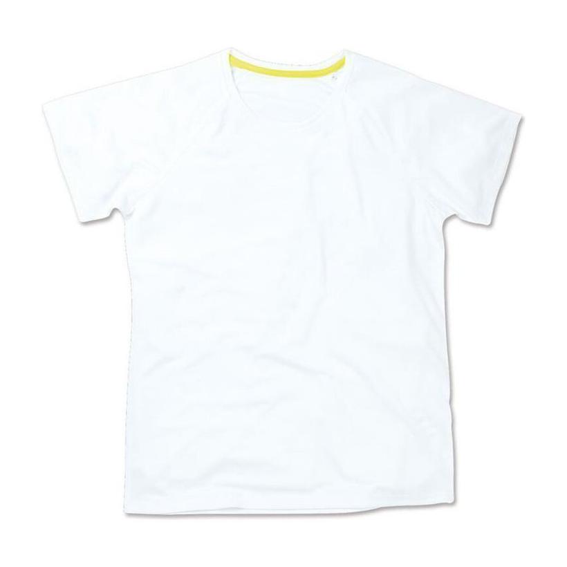 Tricou mânecă scurtă pentru femei Active 140 Raglan alb M