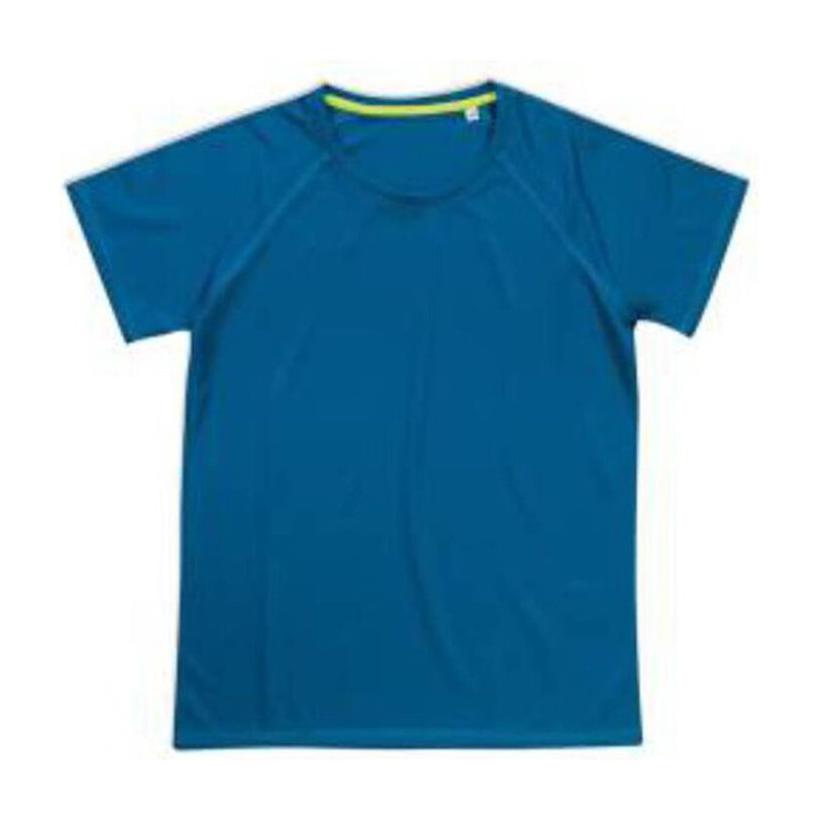 Tricou mânecă scurtă pentru femei Active 140 Raglan Albastru