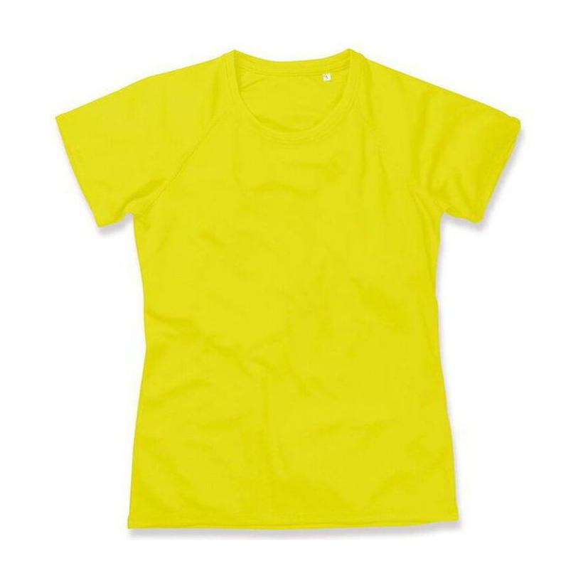 Tricou mânecă scurtă pentru femei Active 140 Raglan Galben XL