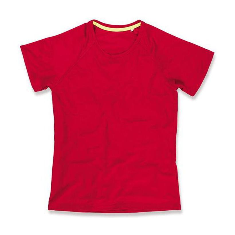 Tricou mânecă scurtă pentru femei Active 140 Raglan Rosu S