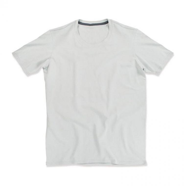 Tricou mânecă scurtă cu guler rotund Clive  Gri XL