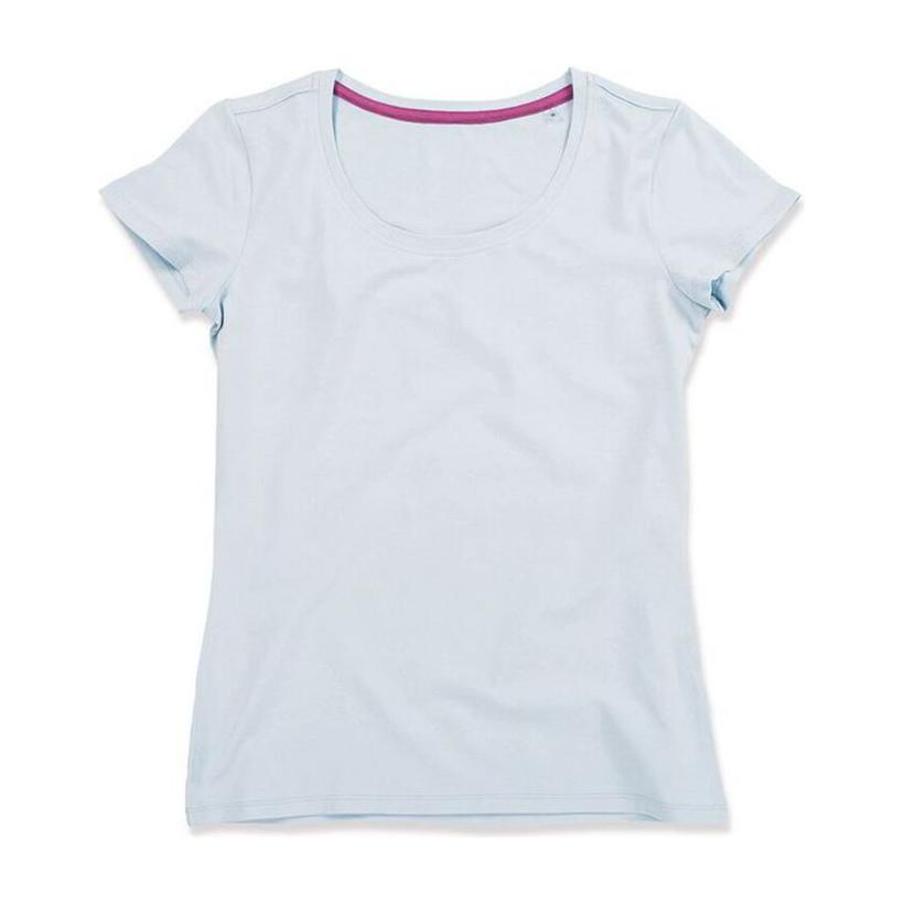 Tricou cu mânecă scurtă pentru femei CLAIRE  Albastru M