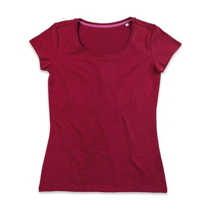 Tricou cu mânecă scurtă pentru femei CLAIRE  Bordeaux XL