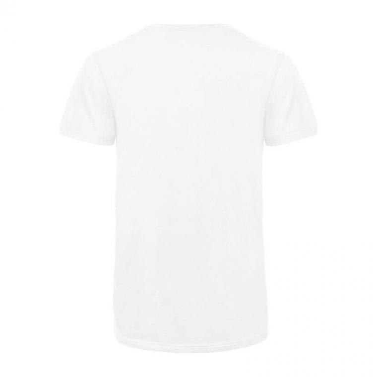 Tricou cu mânecă scurtă pentru bărbați Inspire Slub TM046 Alb XXL