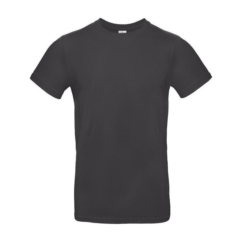 Tricou cu mânecă scurtă UNISEX E190  Negru 3XL
