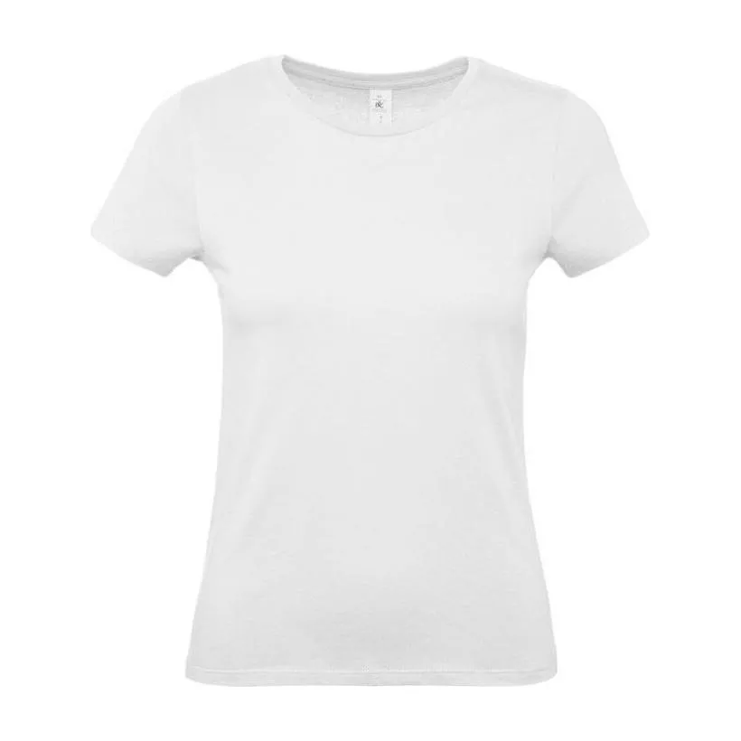 Tricou cu mânecă scurtă pentru femei E150  Alb M