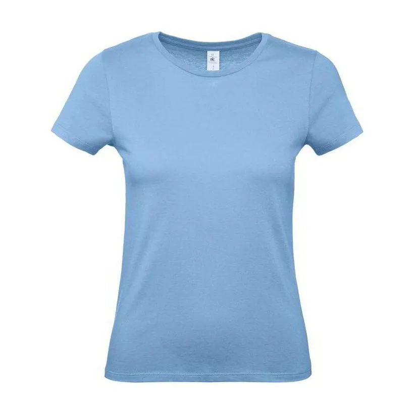 Tricou cu mânecă scurtă pentru femei E150  Albastru XS