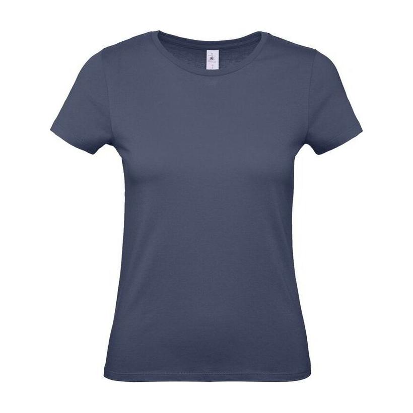 Tricou cu mânecă scurtă pentru femei E150  Albastru L