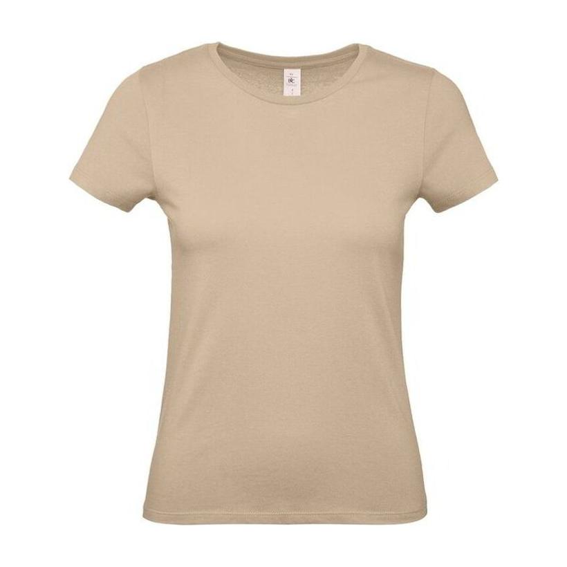 Tricou cu mânecă scurtă pentru femei E150  Beige XS
