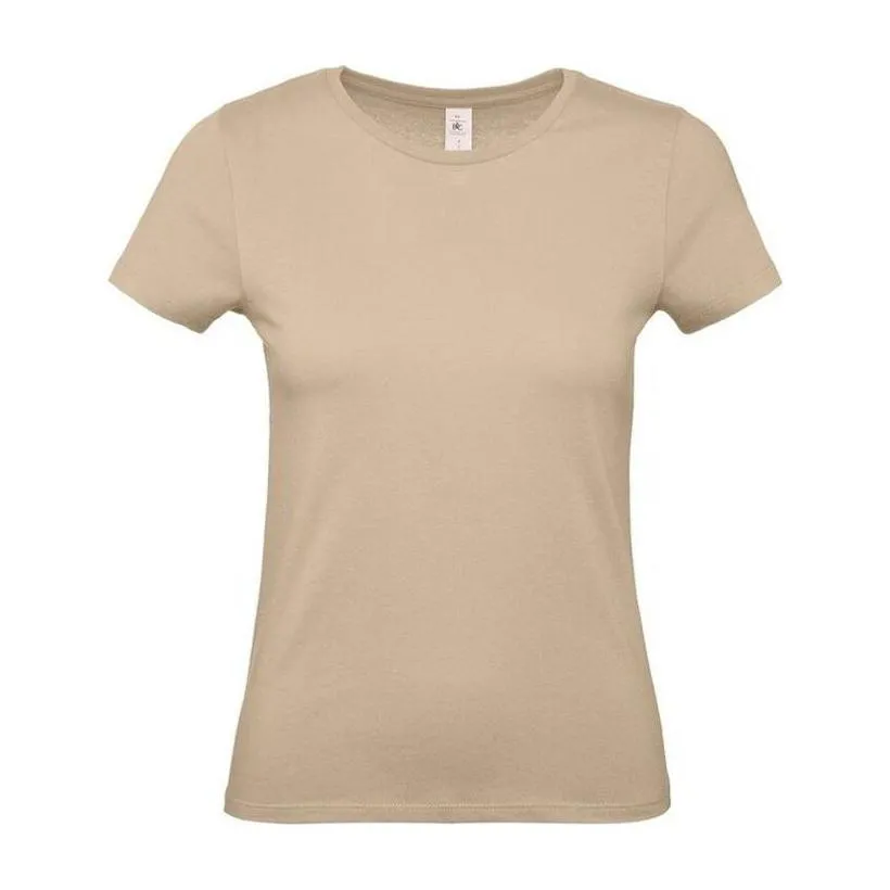 Tricou cu mânecă scurtă pentru femei E150  Beige XL