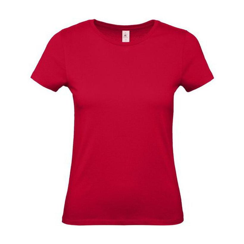 Tricou cu mânecă scurtă pentru femei E150  Rosu XXL