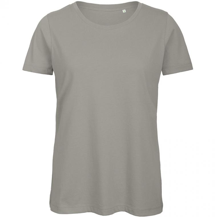 Tricou cu mânecă scurtă pentru femei Inspire Light Grey XXL