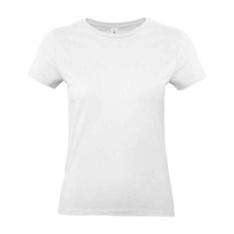 Tricou cu mânecă scurtă pentru femei E190 Alb 3XL