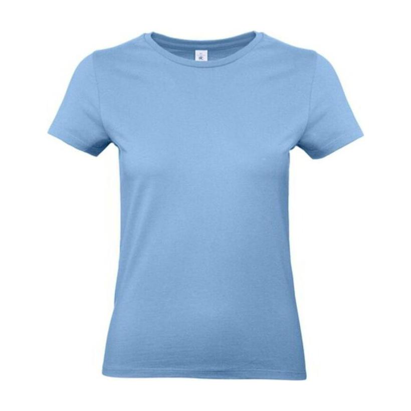 Tricou cu mânecă scurtă pentru femei E190 Albastru XL