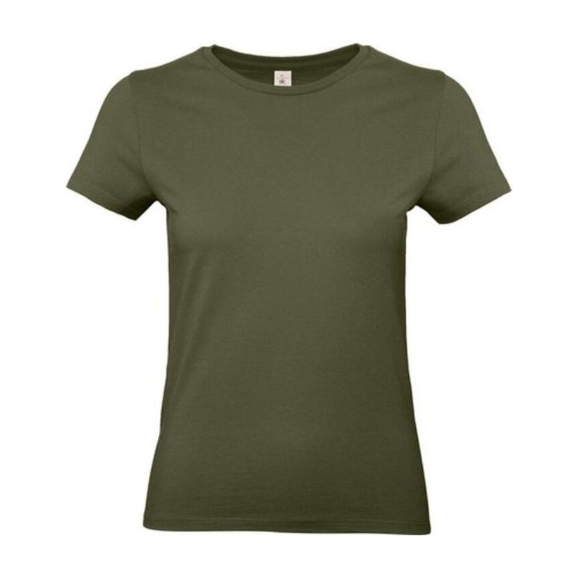 Tricou cu mânecă scurtă pentru femei E190 Verde L