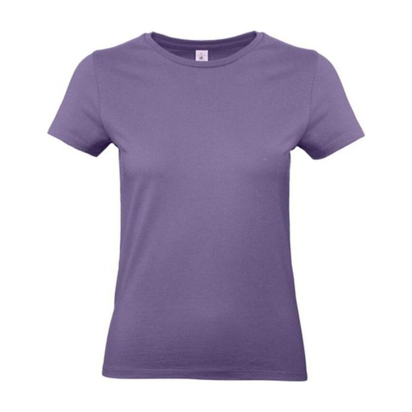 Tricou cu mânecă scurtă pentru femei E190 Mov XS