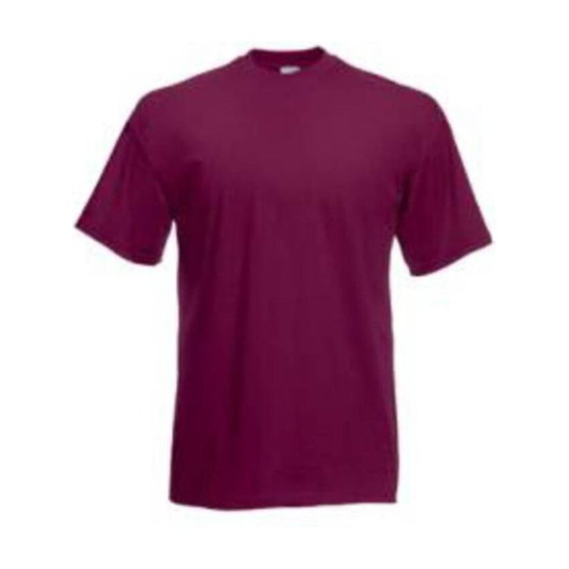 Tricou cu mânecă scurtă pentru bărbați Valueweight F02 Bordeaux