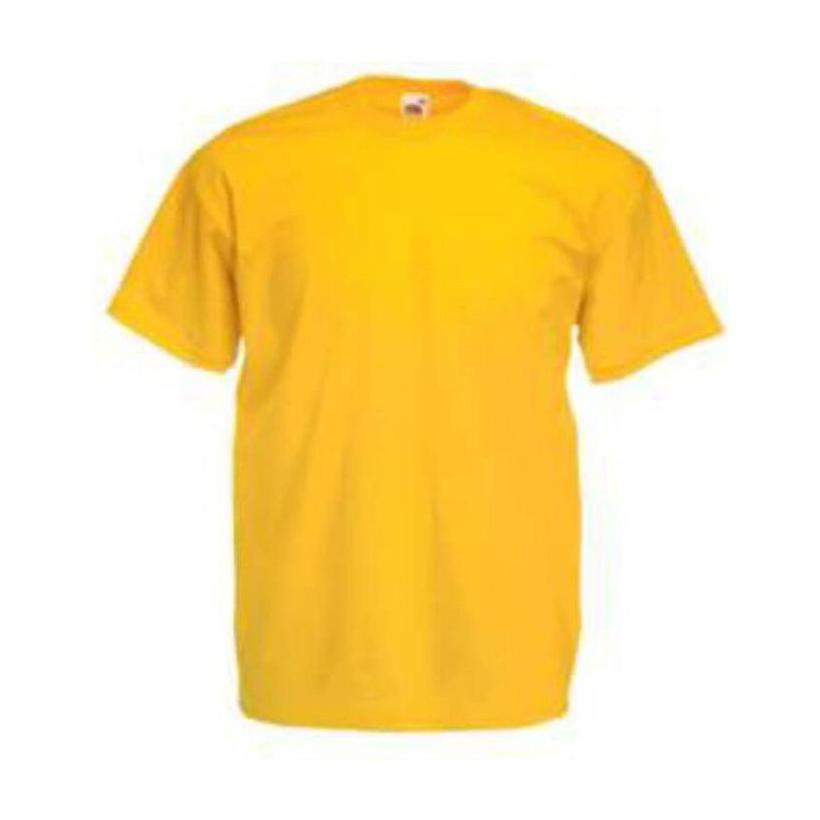 Tricou cu mânecă scurtă pentru bărbați Valueweight Galben 3XL