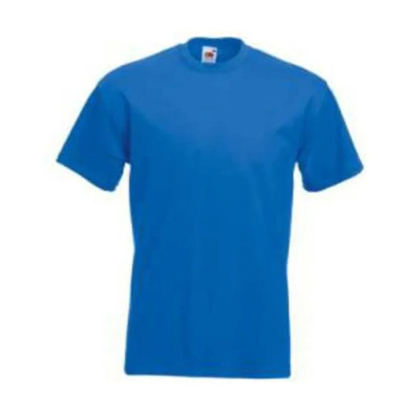 Tricou cu mânecă scurtă pentru bărbați Super Premium  Albastru XXL