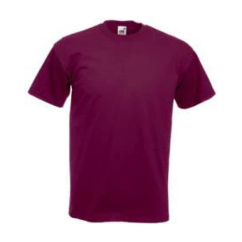 Tricou cu mânecă scurtă pentru bărbați Super Premium  Bordeaux 3XL