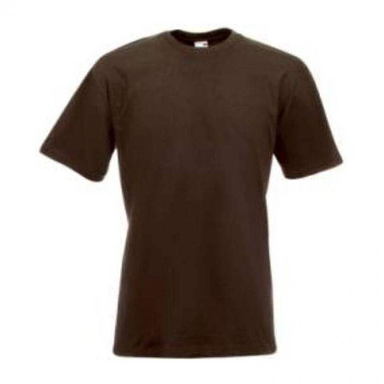 Tricou cu mânecă scurtă pentru bărbați Super Premium F03 Maro