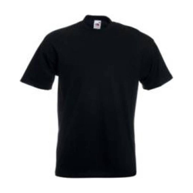 Tricou cu mânecă scurtă pentru bărbați Super Premium  Negru 4XL