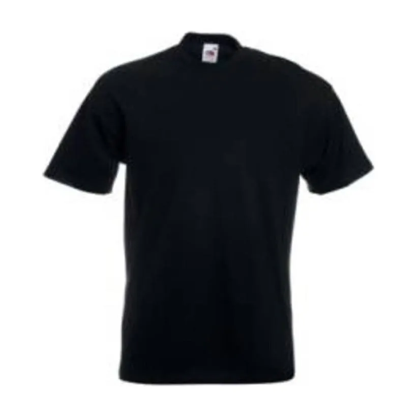 Tricou cu mânecă scurtă pentru bărbați Super Premium  Negru 3XL