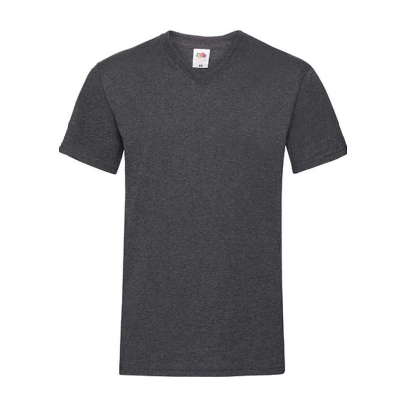 Tricou cu mânecă scurtă pentru bărbați V-NECK  Gri