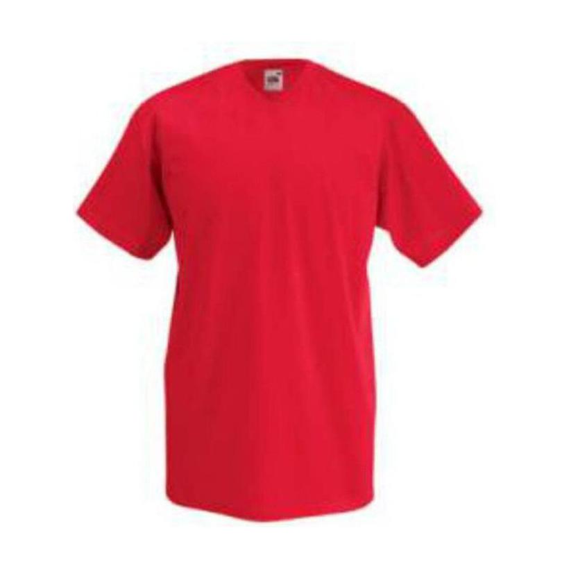 Tricou cu mânecă scurtă pentru bărbați V-NECK  Rosu 3XL