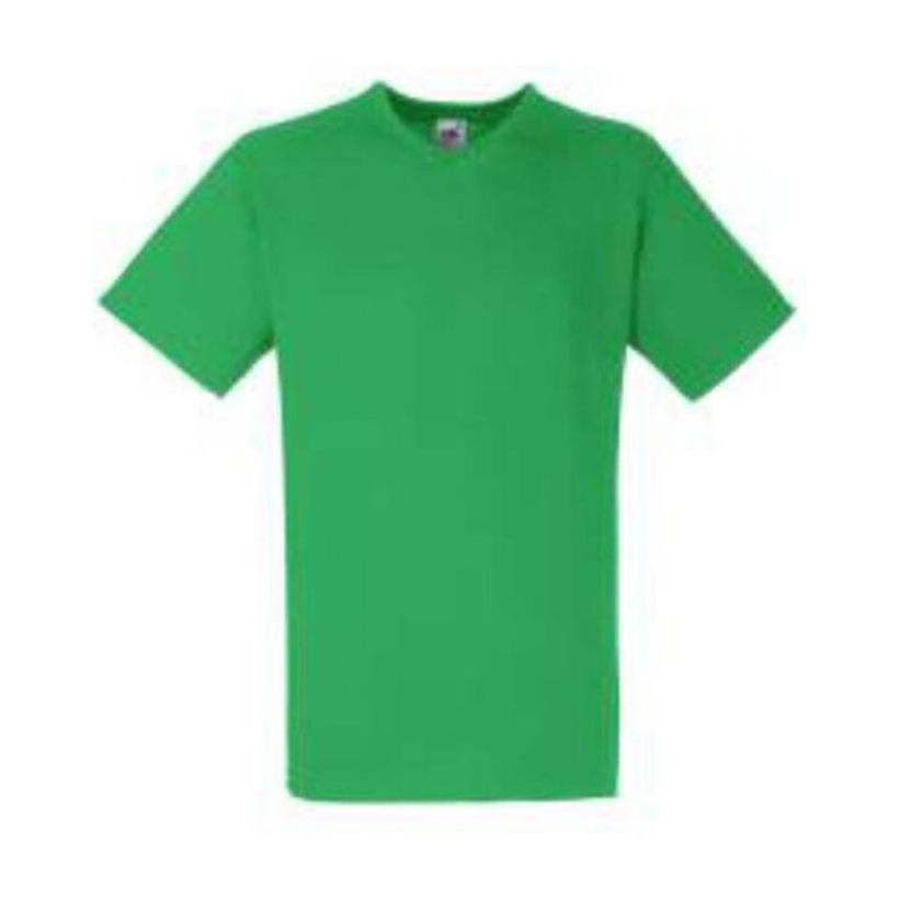 Tricou cu mânecă scurtă pentru bărbați V-NECK  Verde S