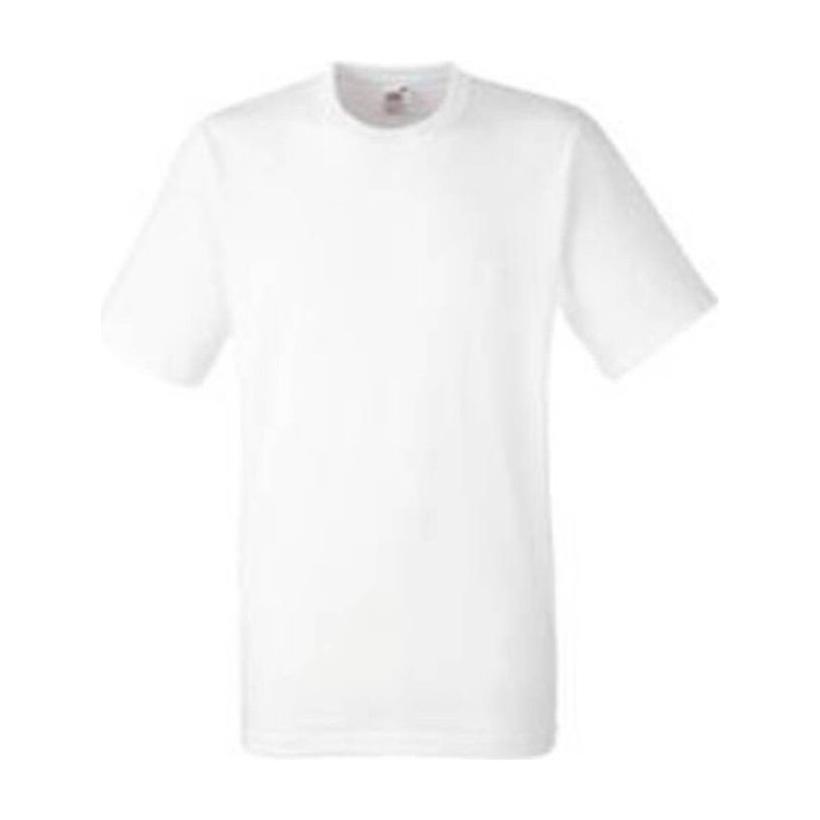 Tricou cu mânecă scurtă pentru bărbați Heavy Cotton F05 White-Chewing Pink