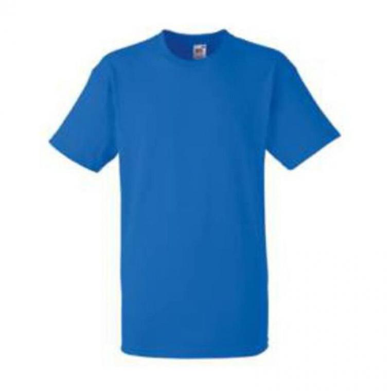 Tricou cu mânecă scurtă pentru bărbați Heavy Cotton F05 Albastru