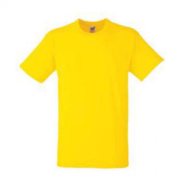 Tricou cu mânecă scurtă pentru bărbați Heavy Galben 3XL